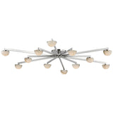 Alabaster Wearstler Pedra Large Staggered Arm Flush Mount - thebelacan