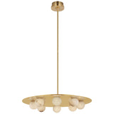 Kelly Wearstler Alabaster Pertica 24" Eight Light Chandelier - thebelacan