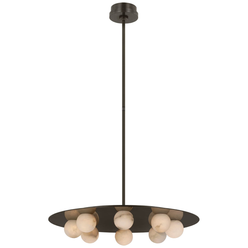 Kelly Wearstler Alabaster Pertica 24" Eight Light Chandelier - thebelacan