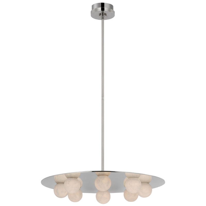 Kelly Wearstler Alabaster Pertica 24" Eight Light Chandelier - thebelacan