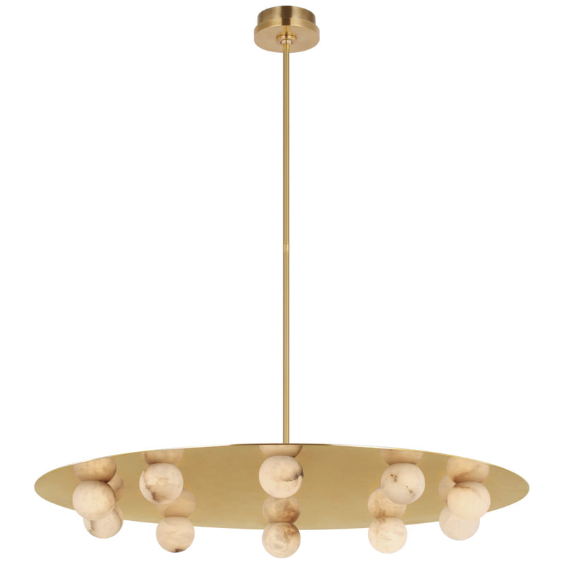 Kelly Wearstler Alabaster Pertica 36" Ten Light Chandelier - thebelacan
