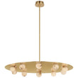 Kelly Wearstler Alabaster Pertica 36" Ten Light Chandelier - thebelacan