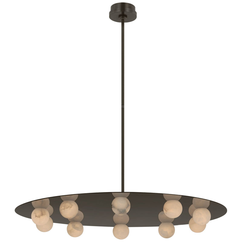 Kelly Wearstler Alabaster Pertica 36" Ten Light Chandelier - thebelacan