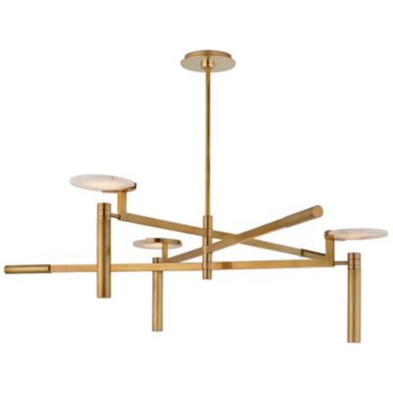 Alabaster Kelly Wearstler Chandelier 45"D - thebelacan