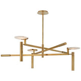 Alabaster Kelly Wearstler Chandelier 45"D - thebelacan