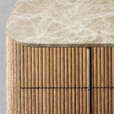 Mulholland Modern Stone 9-Drawer Dresser - thebelacan