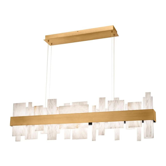 Alabaster LED Linear Chandelier - thebelacan