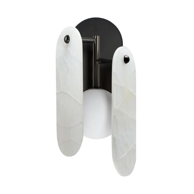 Studio M Alabaster Megalith Wall Sconce - thebelacan